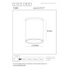 lampa TUBIX 27870/01/30 Lucide | Sklep z lampami