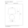 lampa stołowa RAMZI 47506/81/36 Lucide | Sklep z lampami lampa stołowa RAMZI 47506/81/36 Lucide | Sklep z lampami