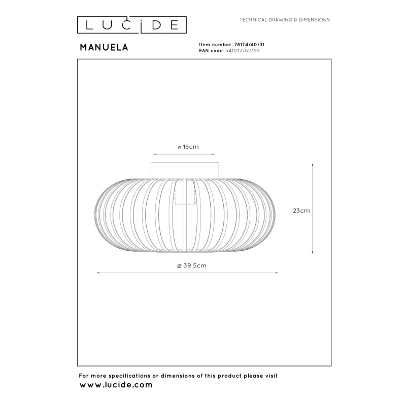 lampa sufitowa MANUELA 78174/40/31 Lucide | Sklep z lampami lampa sufitowa MANUELA 78174/40/31 Lucide | Sklep z lampami