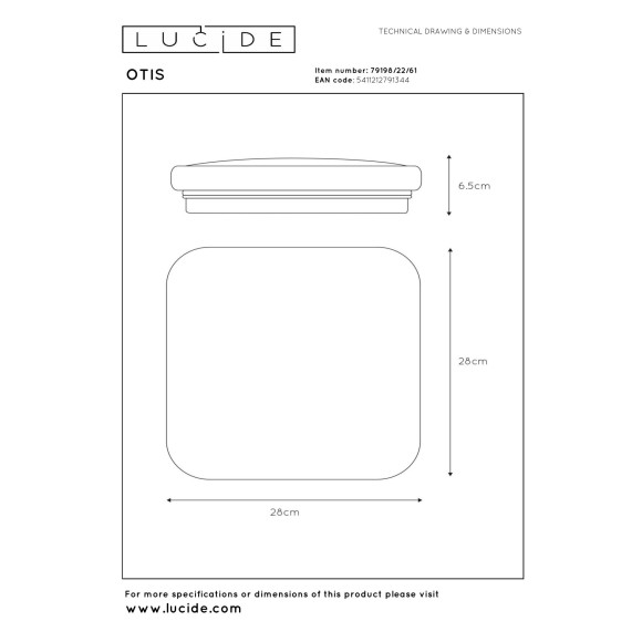 lampa sufitowa OTIS 79198/22/61 Lucide | Sklep z lampami lampa sufitowa OTIS 79198/22/61 Lucide | Sklep z lampami