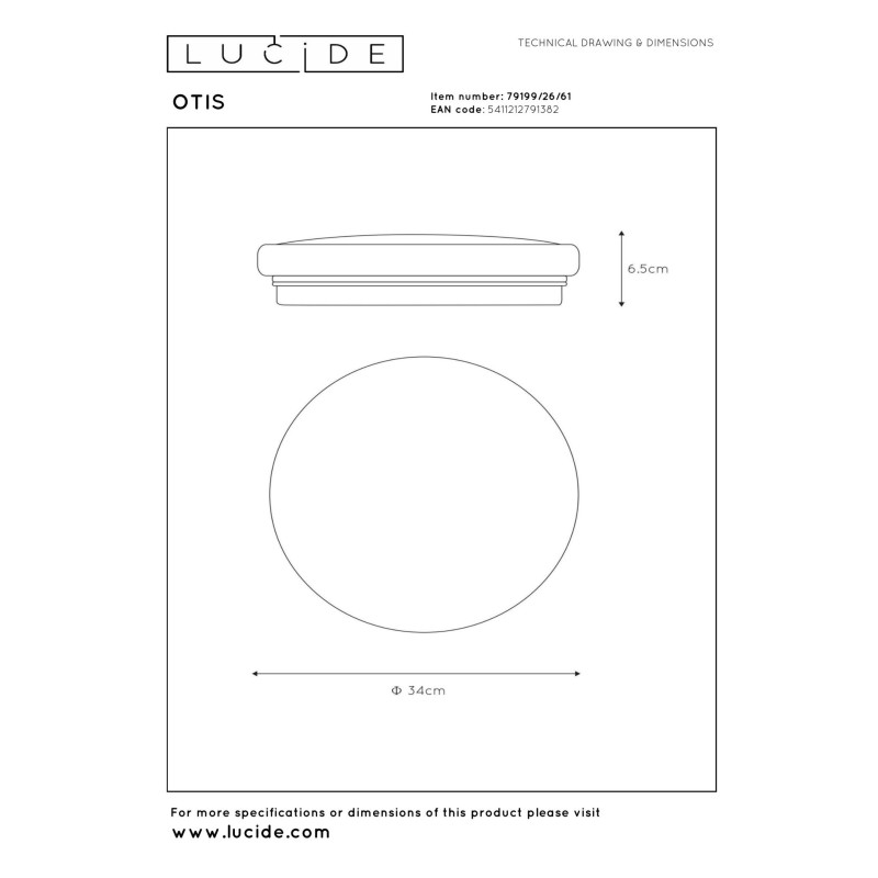 lampa sufitowa OTIS 79199/26/61 Lucide | Sklep z lampami lampa sufitowa OTIS 79199/26/61 Lucide | Sklep z lampami