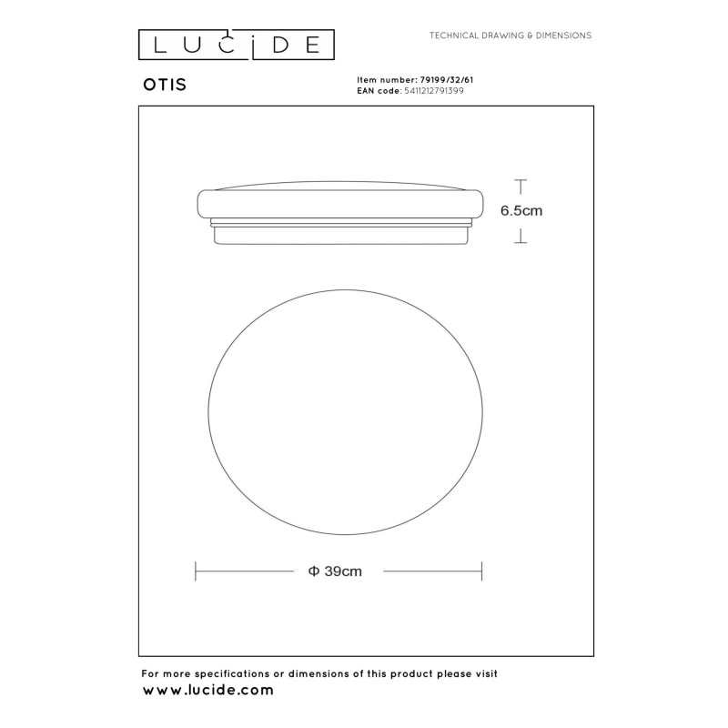 lampa sufitowa OTIS 79199/32/61 Lucide | Sklep z lampami lampa sufitowa OTIS 79199/32/61 Lucide | Sklep z lampami