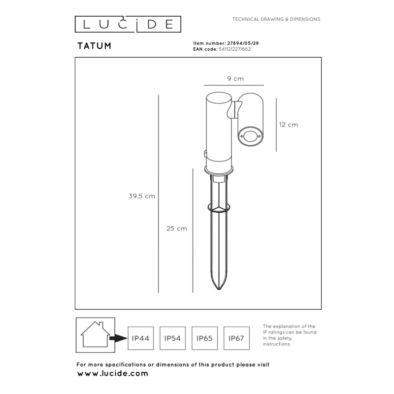 lampa TATUM 27894/05/29 Lucide | Sklep z lampami lampa TATUM 27894/05/29 Lucide | Sklep z lampami
