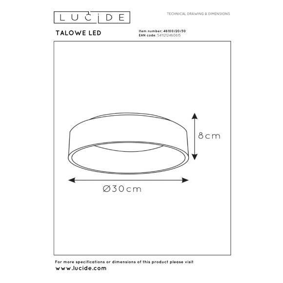 lampa sufitowa TALOWE 46100/20/30 Lucide | Sklep z lampami lampa sufitowa TALOWE 46100/20/30 Lucide | Sklep z lampami