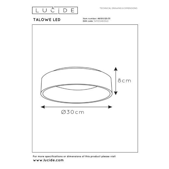 lampa sufitowa TALOWE 46100/20/31 Lucide | Sklep z lampami lampa sufitowa TALOWE 46100/20/31 Lucide | Sklep z lampami