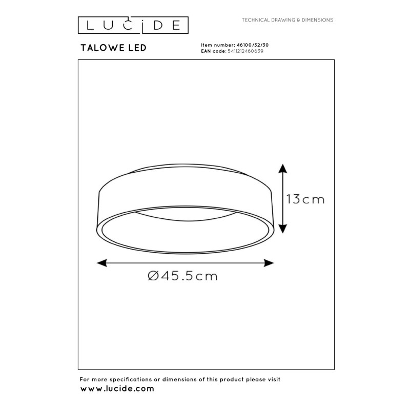 lampa sufitowa TALOWE 46100/32/30 Lucide | Sklep z lampami lampa sufitowa TALOWE 46100/32/30 Lucide | Sklep z lampami
