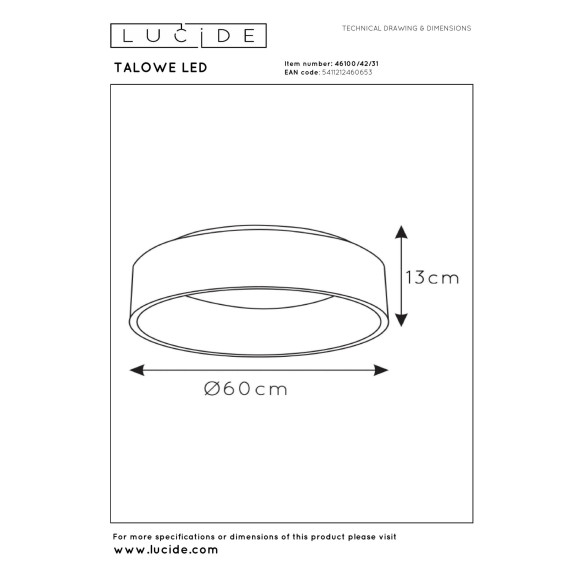 lampa sufitowa TALOWE 46100/42/31 Lucide | Sklep z lampami lampa sufitowa TALOWE 46100/42/31 Lucide | Sklep z lampami