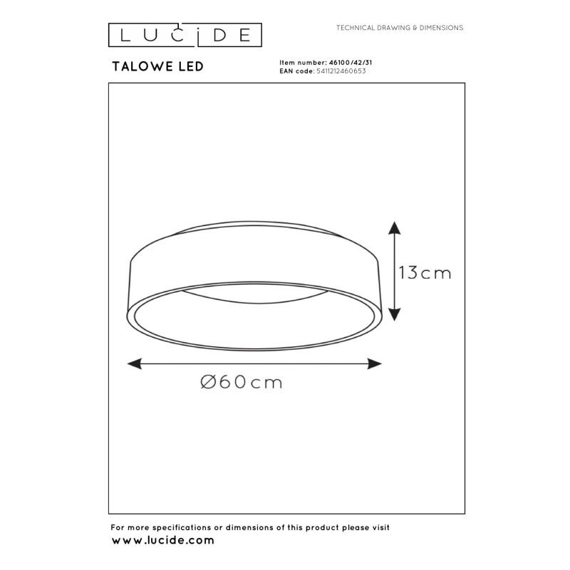 lampa sufitowa TALOWE 46100/42/31 Lucide | Sklep z lampami lampa sufitowa TALOWE 46100/42/31 Lucide | Sklep z lampami
