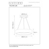 lampa wisząca TALOWE LED 46400/42/30 Lucide | Sklep z lampami lampa wisząca TALOWE LED 46400/42/30 Lucide | Sklep z lampami