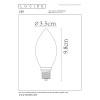 lampa LED BULB 49043/03/62 Lucide | Sklep z lampami lampa LED BULB 49043/03/62 Lucide | Sklep z lampami