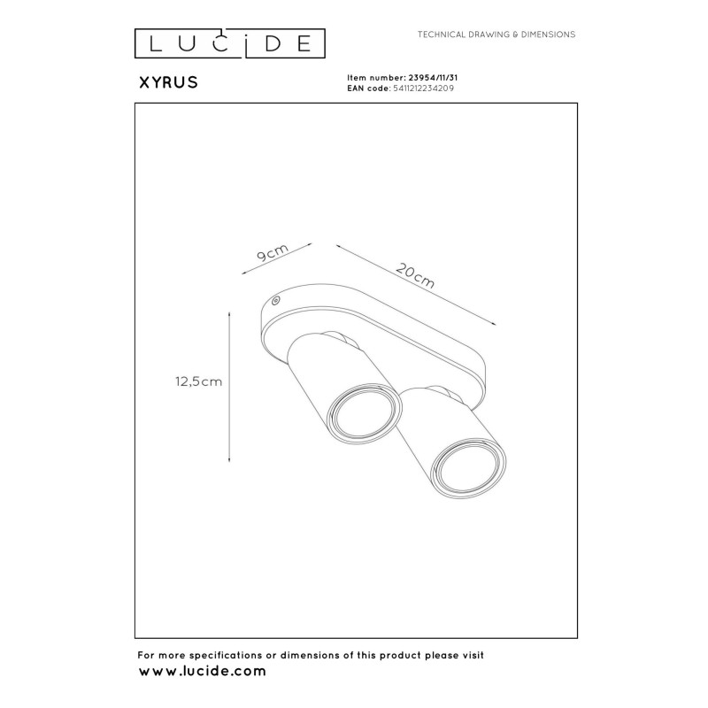 lampa sufitowa XYRUS 23954/11/31 Lucide | Sklep z lampami lampa sufitowa XYRUS 23954/11/31 Lucide | Sklep z lampami