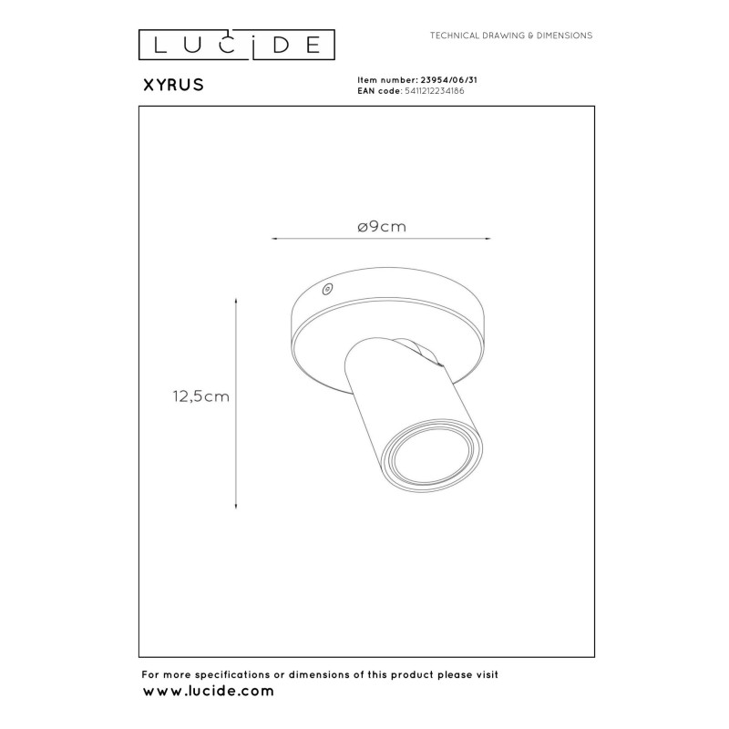 lampa sufitowa XYRUS 23954/06/31 Lucide | Sklep z lampami lampa sufitowa XYRUS 23954/06/31 Lucide | Sklep z lampami