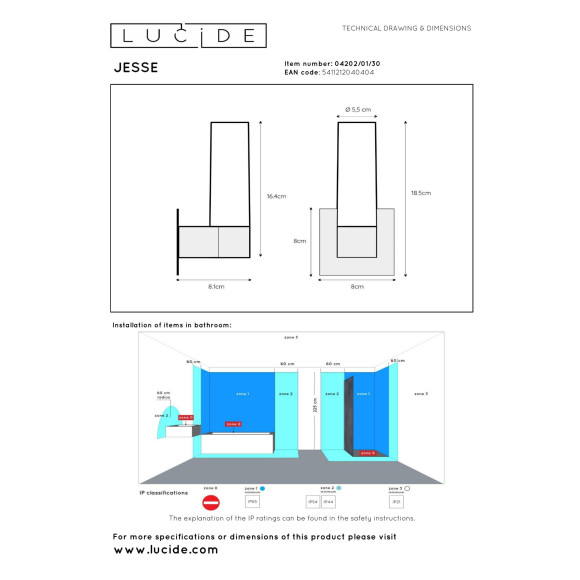 lampa JESSE 04202/01/30 Lucide | Sklep z lampami lampa JESSE 04202/01/30 Lucide | Sklep z lampami