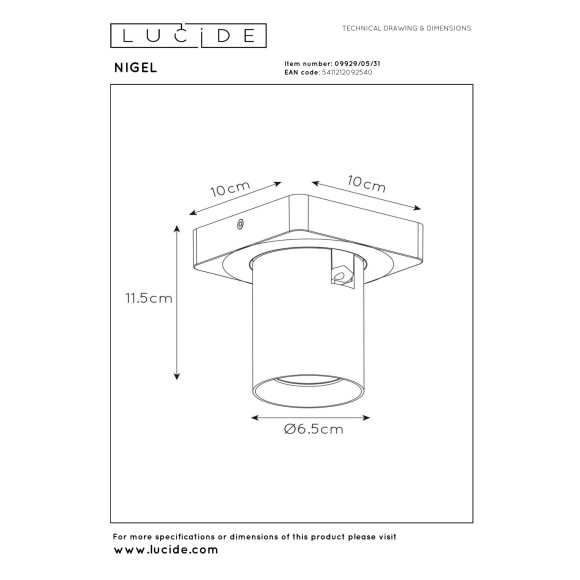 lampa sufitowa NIGEL 09929/05/31 Lucide | Sklep z lampami lampa sufitowa NIGEL 09929/05/31 Lucide | Sklep z lampami