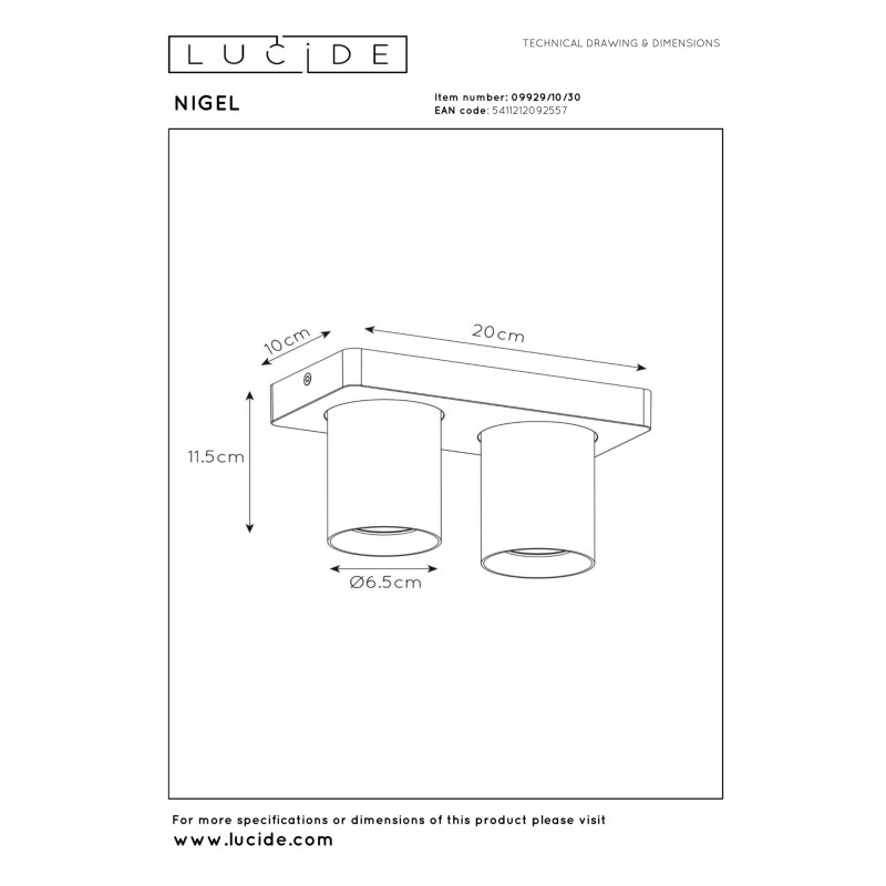 lampa sufitowa NIGEL 09929/10/30 Lucide | Sklep z lampami lampa sufitowa NIGEL 09929/10/30 Lucide | Sklep z lampami