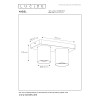 lampa sufitowa NIGEL 09929/10/31 Lucide | Sklep z lampami