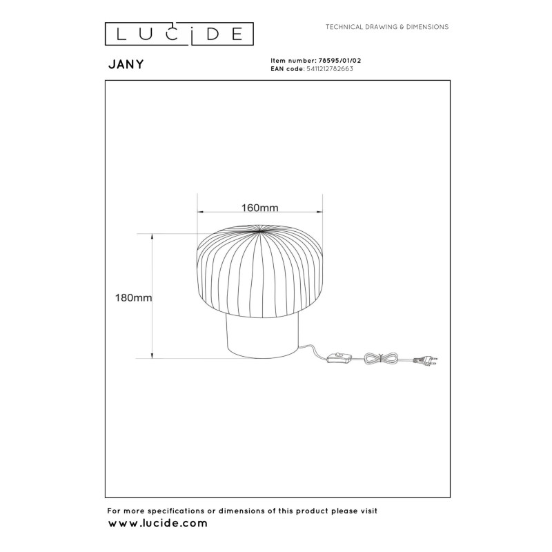 lampa stołowa JANY 78595/01/02 Lucide | Sklep z lampami lampa stołowa JANY 78595/01/02 Lucide | Sklep z lampami