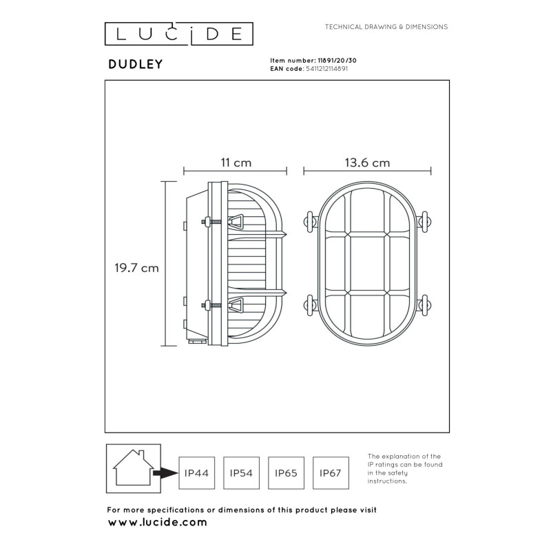 lampa DUDLEY 11891/20/30 Lucide | Sklep z lampami lampa DUDLEY 11891/20/30 Lucide | Sklep z lampami