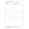 lampa wisząca JULIUS 34438/03/65 Lucide | Sklep z lampami lampa wisząca JULIUS 34438/03/65 Lucide | Sklep z lampami