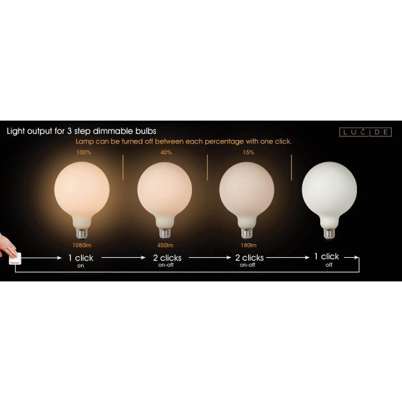 lampa STEP DIM BULB 49067/08/61 Lucide | Sklep z lampami