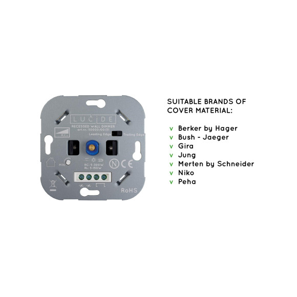 RECESSED WALL DIMMER 50000/00/31