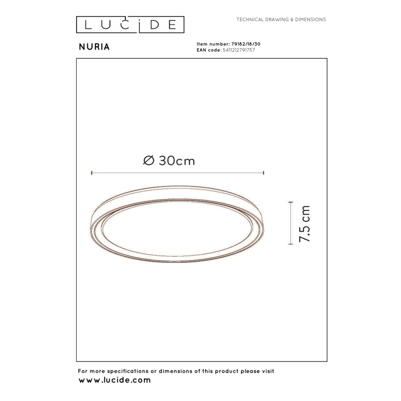lampa sufitowa NURIA 79182/18/30 Lucide | Sklep z lampami lampa sufitowa NURIA 79182/18/30 Lucide | Sklep z lampami