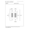kinkiet CALIXT 05233/01/30 Lucide | Sklep z lampami kinkiet CALIXT 05233/01/30 Lucide | Sklep z lampami