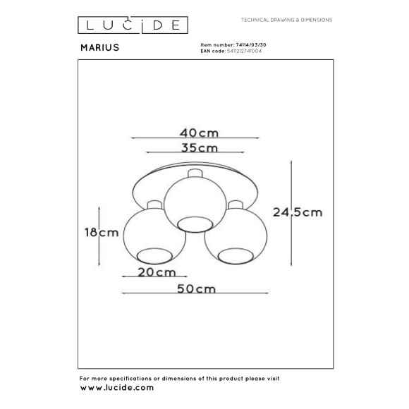 lampa sufitowa nan Lucide | Sklep z lampami lampa sufitowa nan Lucide | Sklep z lampami