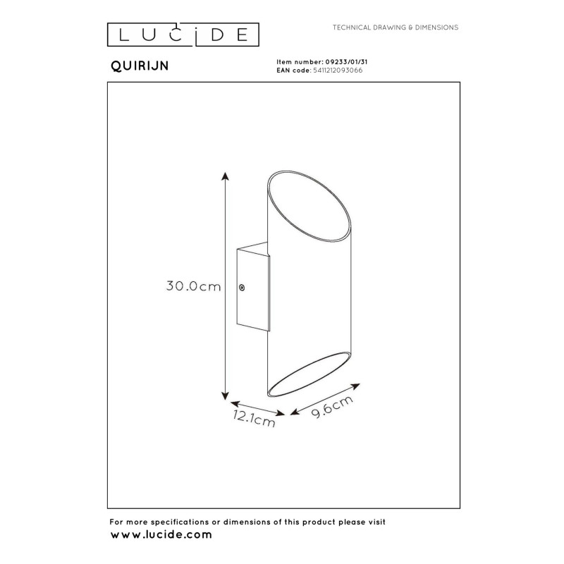 lampa QUIRIJN 09233/01/31 Lucide | Sklep z lampami