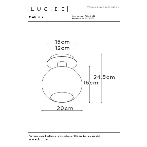 lampa sufitowa nan Lucide | Sklep z lampami lampa sufitowa nan Lucide | Sklep z lampami