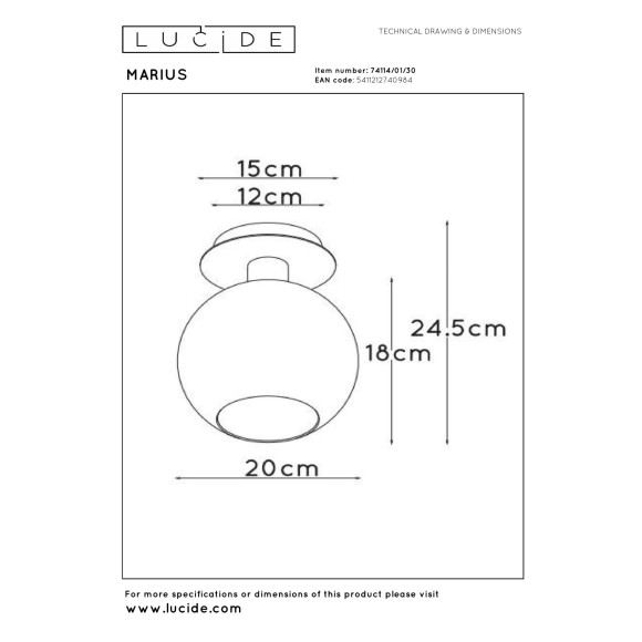 lampa sufitowa nan Lucide | Sklep z lampami lampa sufitowa nan Lucide | Sklep z lampami