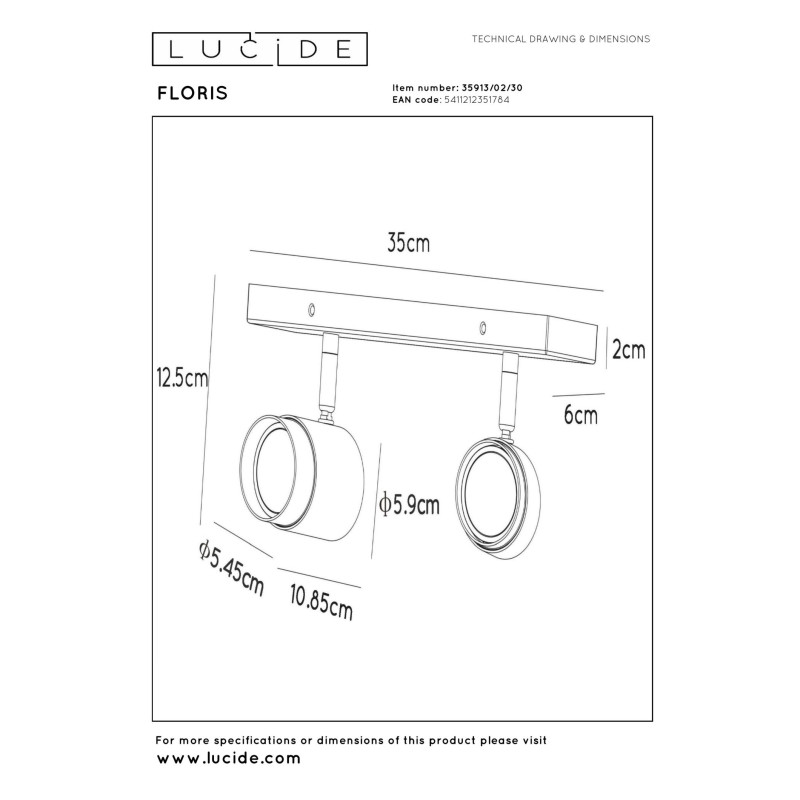 lampa sufitowa FLORIS 35913/02/30 Lucide | Sklep z lampami lampa sufitowa FLORIS 35913/02/30 Lucide | Sklep z lampami