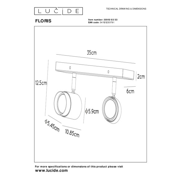 lampa sufitowa FLORIS 35913/02/33 Lucide | Sklep z lampami lampa sufitowa FLORIS 35913/02/33 Lucide | Sklep z lampami