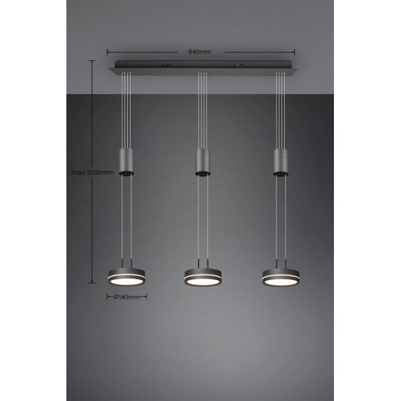 lampa wisząca FRANKLIN 326510342 Trio | Sklep z lampami