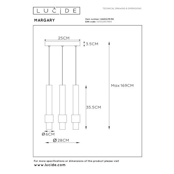 lampa wisząca nan Lucide | Sklep z lampami lampa wisząca nan Lucide | Sklep z lampami
