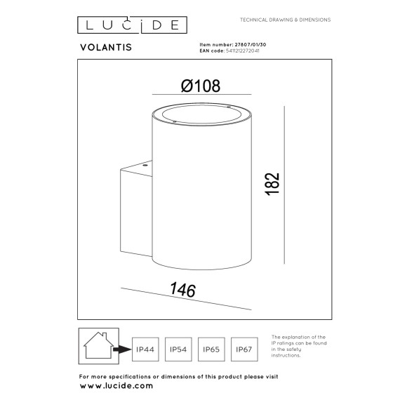 lampa VOLANTIS 27807/01/30 Lucide | Sklep z lampami lampa VOLANTIS 27807/01/30 Lucide | Sklep z lampami