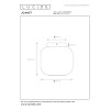 plafon JOANET 45194/25/65 Lucide | Sklep z lampami