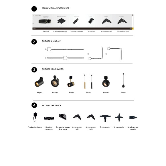 TRACK - SQUARE ADAPTER 09957/01/30