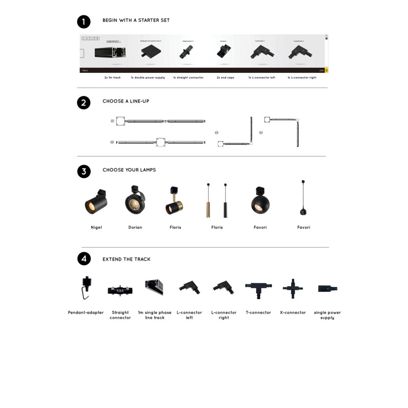 TRACK - SQUARE ADAPTER 09957/01/30