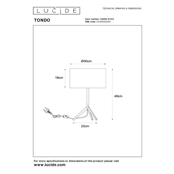 TONDO 45590/81/02 TONDO 45590/81/02