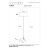 lampa podłogowa TONDO 45790/81/30 Lucide | Sklep z lampami