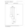 lampa wisząca ELOISE 45405/13/30 Lucide | Sklep z lampami