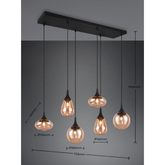 lampa wisząca LUMINA 317000613 Trio | Sklep z lampami