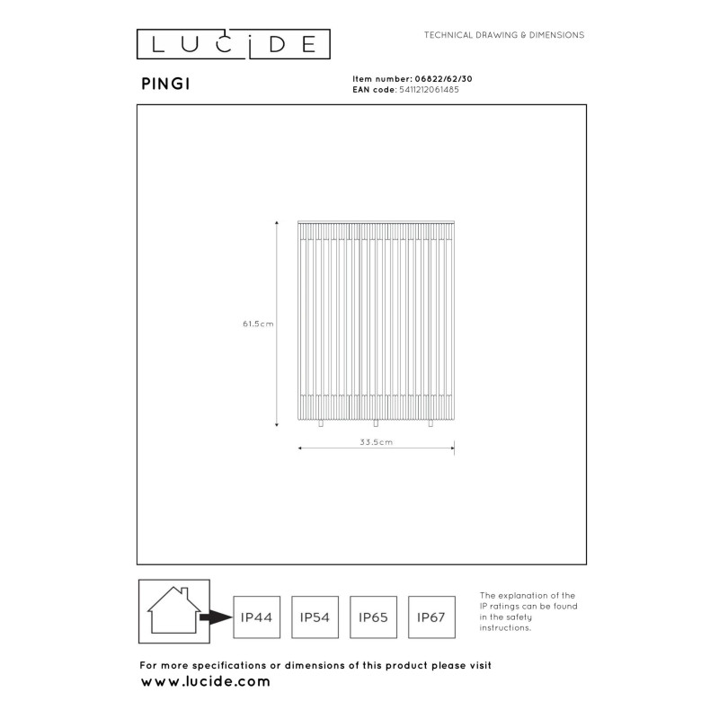 lampa stołowa PINGI 06822/62/30 Lucide | Sklep z lampami lampa stołowa PINGI 06822/62/30 Lucide | Sklep z lampami