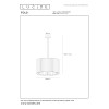 lampa wisząca FOLD 21439/40/31 Lucide | Sklep z lampami lampa wisząca FOLD 21439/40/31 Lucide | Sklep z lampami