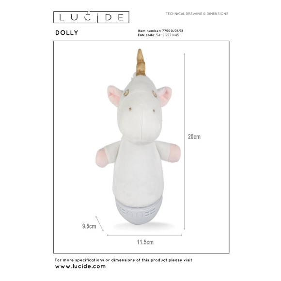 lampa stołowa DOLLY 77500/01/31 Lucide | Sklep z lampami lampa stołowa DOLLY 77500/01/31 Lucide | Sklep z lampami