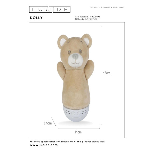 lampa stołowa DOLLY 77500/01/43 Lucide | Sklep z lampami lampa stołowa DOLLY 77500/01/43 Lucide | Sklep z lampami