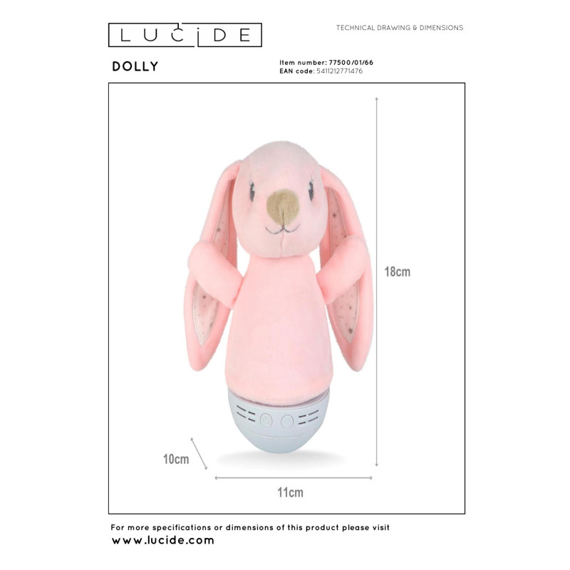 lampa stołowa DOLLY 77500/01/66 Lucide | Sklep z lampami lampa stołowa DOLLY 77500/01/66 Lucide | Sklep z lampami