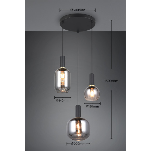 lampa wisząca DIVA 319830332 Trio | Sklep z lampami lampa wisząca DIVA 319830332 Trio | Sklep z lampami