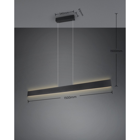 lampa wisząca GALWAY 349710132 Trio | Sklep z lampami